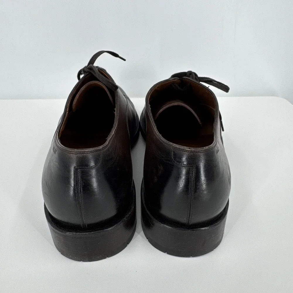 Bally‎ Of Switzerland Injected-Sole Oxford US 7D Dark Brown Leather Cap Toe